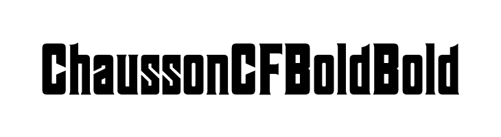 Chausson CF Bold Bold  Frei Schriftart Herunterladen