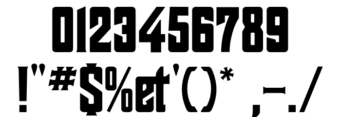 Chausson CF Bold Bold Font OTHER CHARS