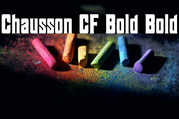 Chausson CF Bold Bold Example 1