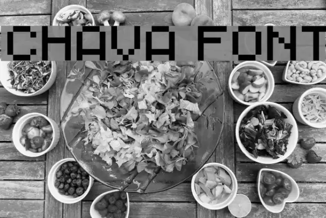 Chava Font examples