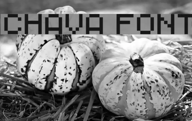 Chava Font examples