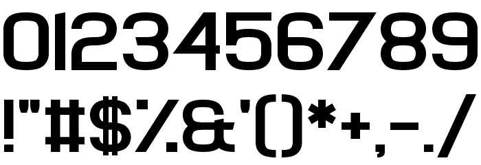 Chavelite Font OTHER CHARS