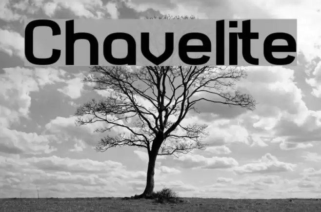 Chavelite Font examples