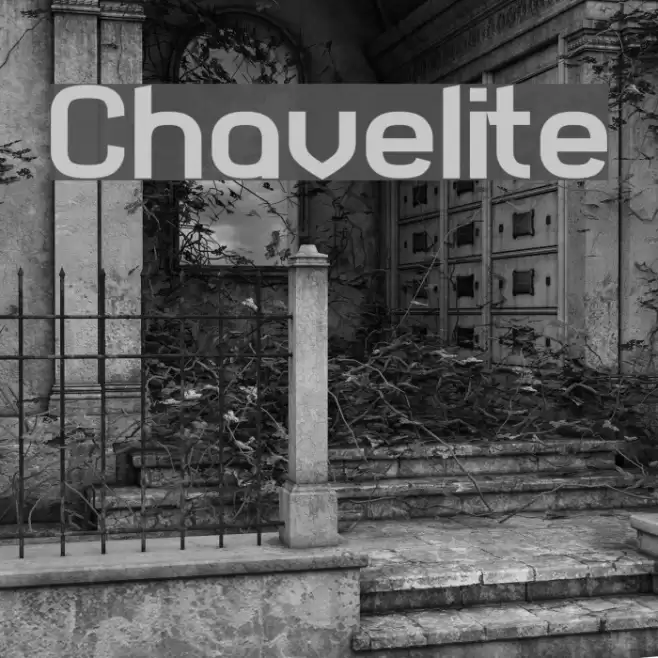 Chavelite Font examples