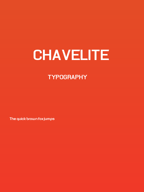 Chavelite Poster