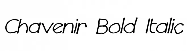 Chavenir Bold Italic  नि: शुल्क फ़ॉन्ट्स डाउनलोड