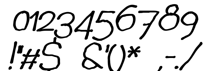 Chavenir Bold Italic Font OTHER CHARS