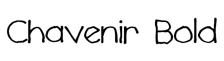 Chavenir Bold  لخطوط تنزيل