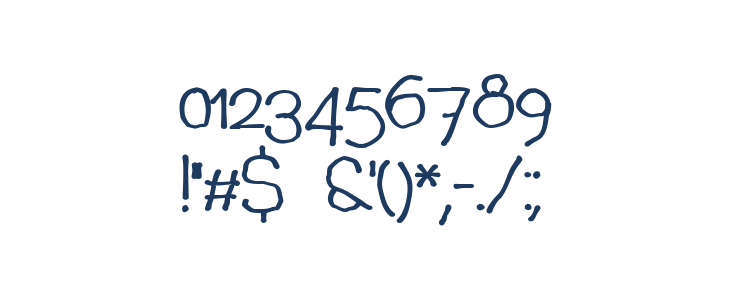 Chavenir Bold Other Characters