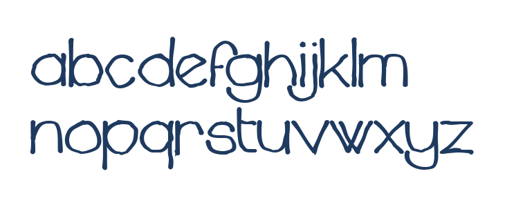 Chavenir Bold Lowercase