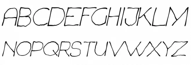 Chavenir Italic Fonte MAIÚSCULAS
