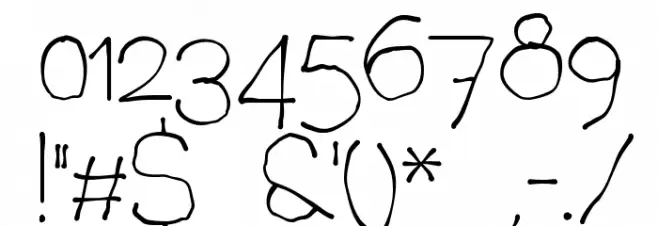 Chavenir Lower Case LC Font OTHER CHARS