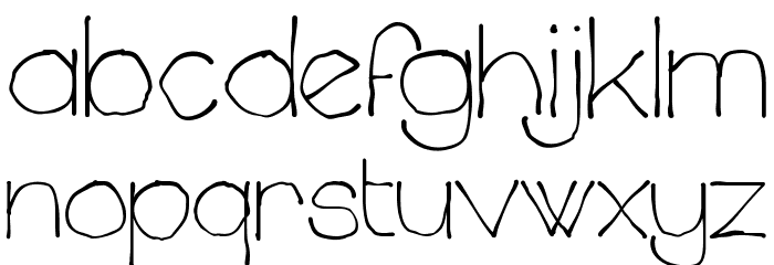 Chavenir Lower Case LC Font LOWERCASE