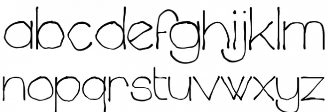 Chavenir Lower Case LC Schriftart Kleinbuchstaben