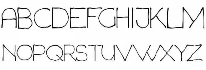 Chavenir Versal Versal 字体 大写