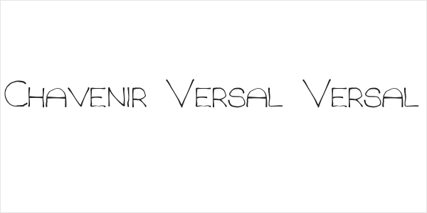 Chavenir Versal Versal Logo