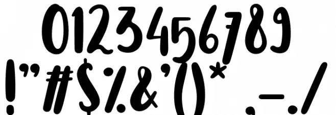 Chavitaly Font OTHER CHARS