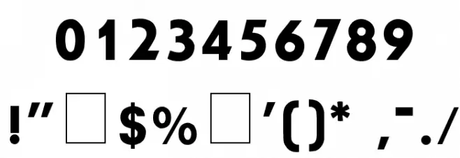 Chaya Bold Font OTHER CHARS