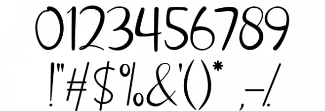 Chaybree  Font OTHER CHARS