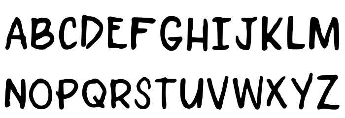 Chayihandwriting Regular Fonte MAIÚSCULAS