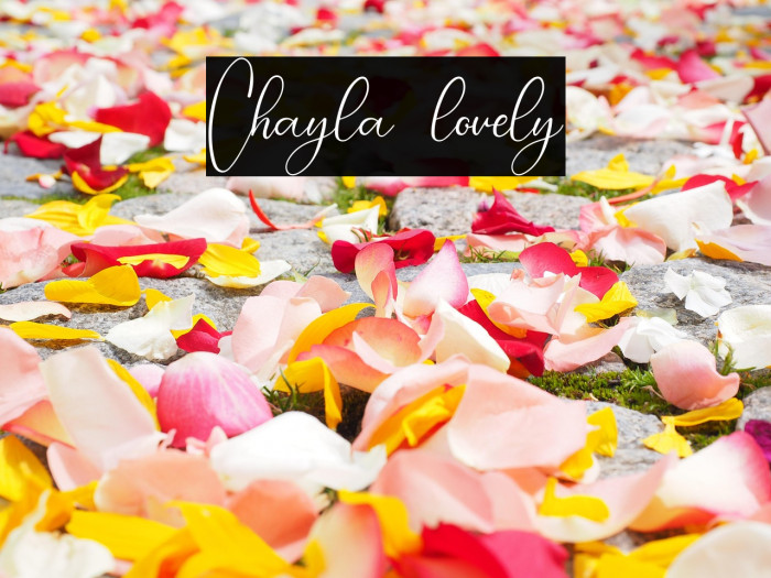 Chayla lovely Example 3