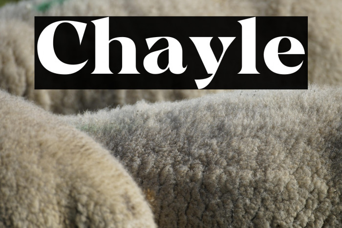 Chayle Example 1