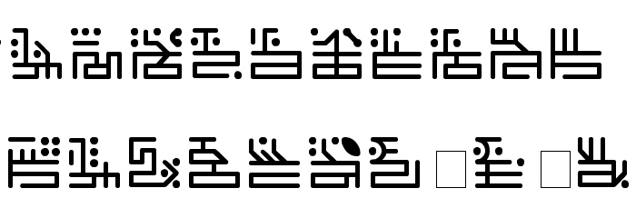 Chayotologi Font LOWERCASE