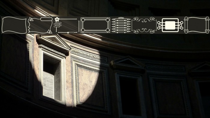 Chay's Frames Font examples