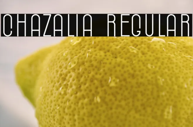 Chazalia Regular Example 1