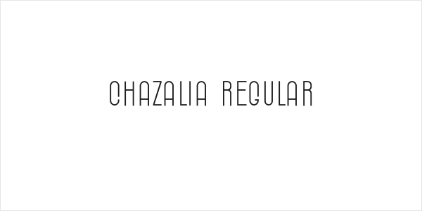 Chazalia Regular Logo