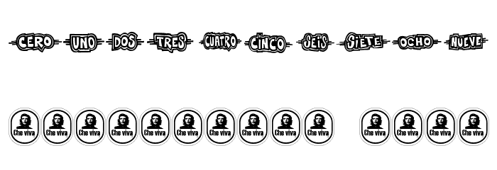 Che Viva Banana Font OTHER CHARS