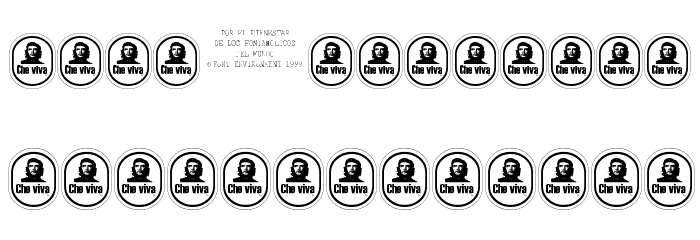 Che Viva Banana Font LOWERCASE