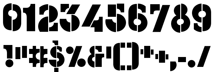 CheGuevara Barry Blue Font OTHER CHARS