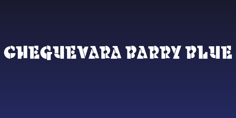 CheGuevara Barry Blue Social Header