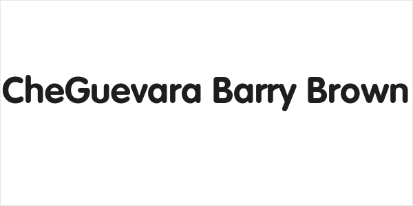 CheGuevara Barry Brown Logo