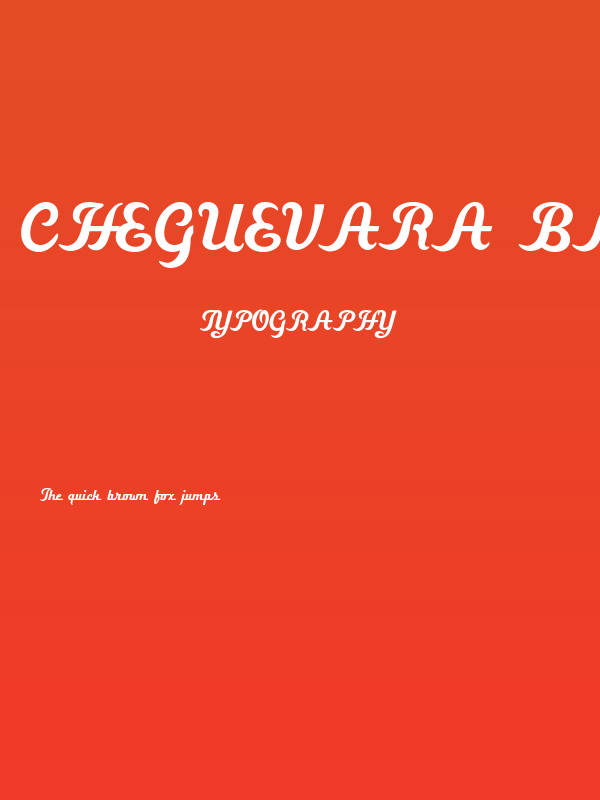 CheGuevara Barry Orange Poster
