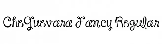 CheGuevara Fancy Regular  Fuentes Gratis Descargar