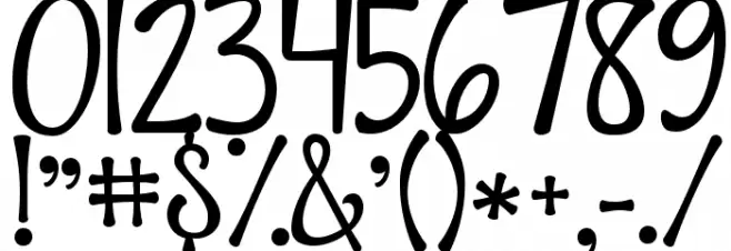 CheGuevara Fancy Regular Font OTHER CHARS