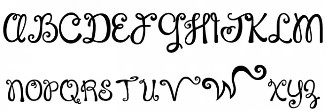 CheGuevara Fancy Regular 字体 大写