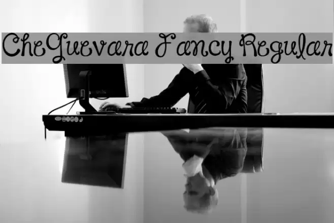 CheGuevara Fancy Regular Font examples