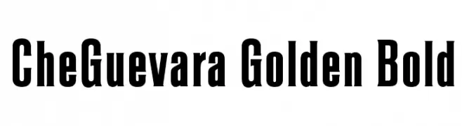 CheGuevara Golden Bold  Fuentes Gratis Descargar