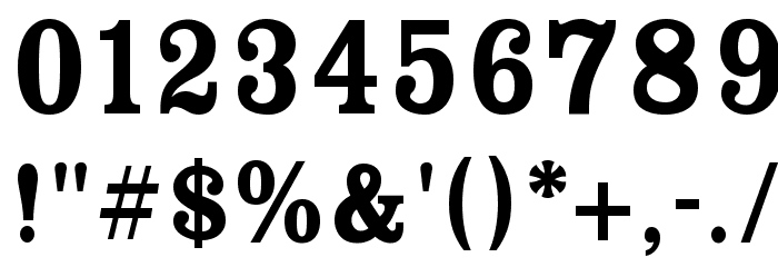 CheGuevara Golden Serif Font OTHER CHARS