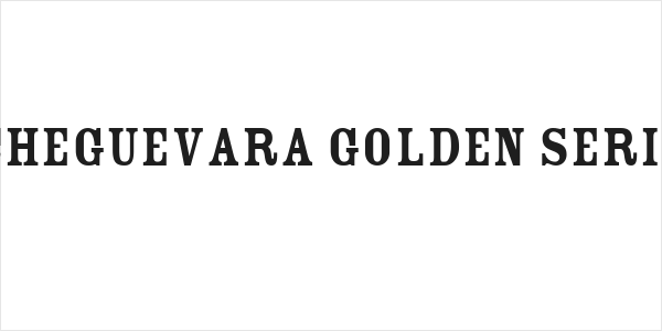 CheGuevara Golden Serif Logo