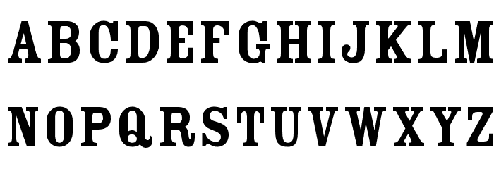 CheGuevara Golden Serif Font LOWERCASE