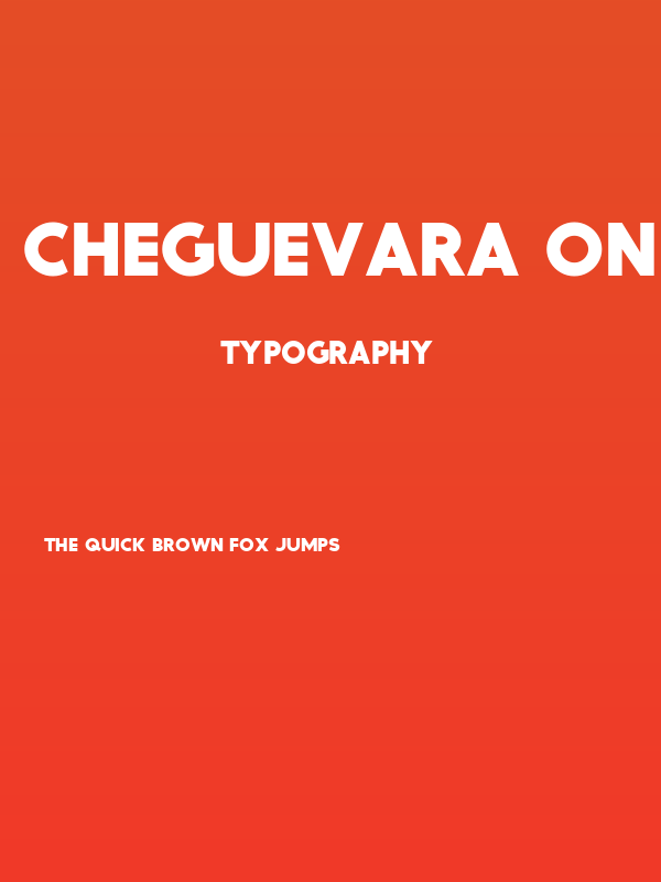 CheGuevara ONKA Regular Poster