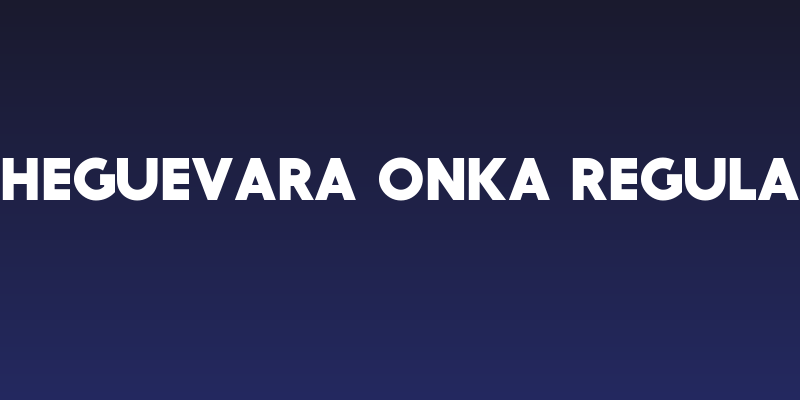 CheGuevara ONKA Regular Social Header