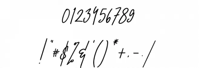 CheGuevara Sign Alt Font OTHER CHARS