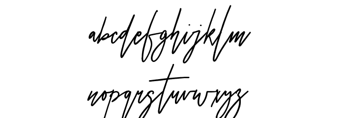 CheGuevara Sign Alt Font LOWERCASE