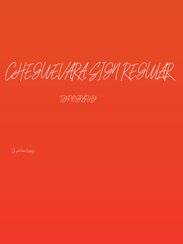 CheGuevara Sign Regular Poster