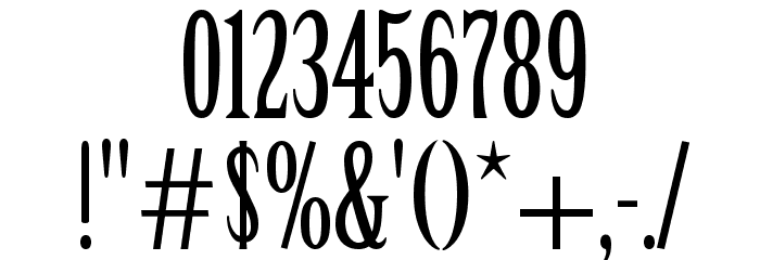 CheGuevara Text Serif Font OTHER CHARS